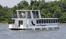 Patoka Voyager tour boat on Patoka Lake